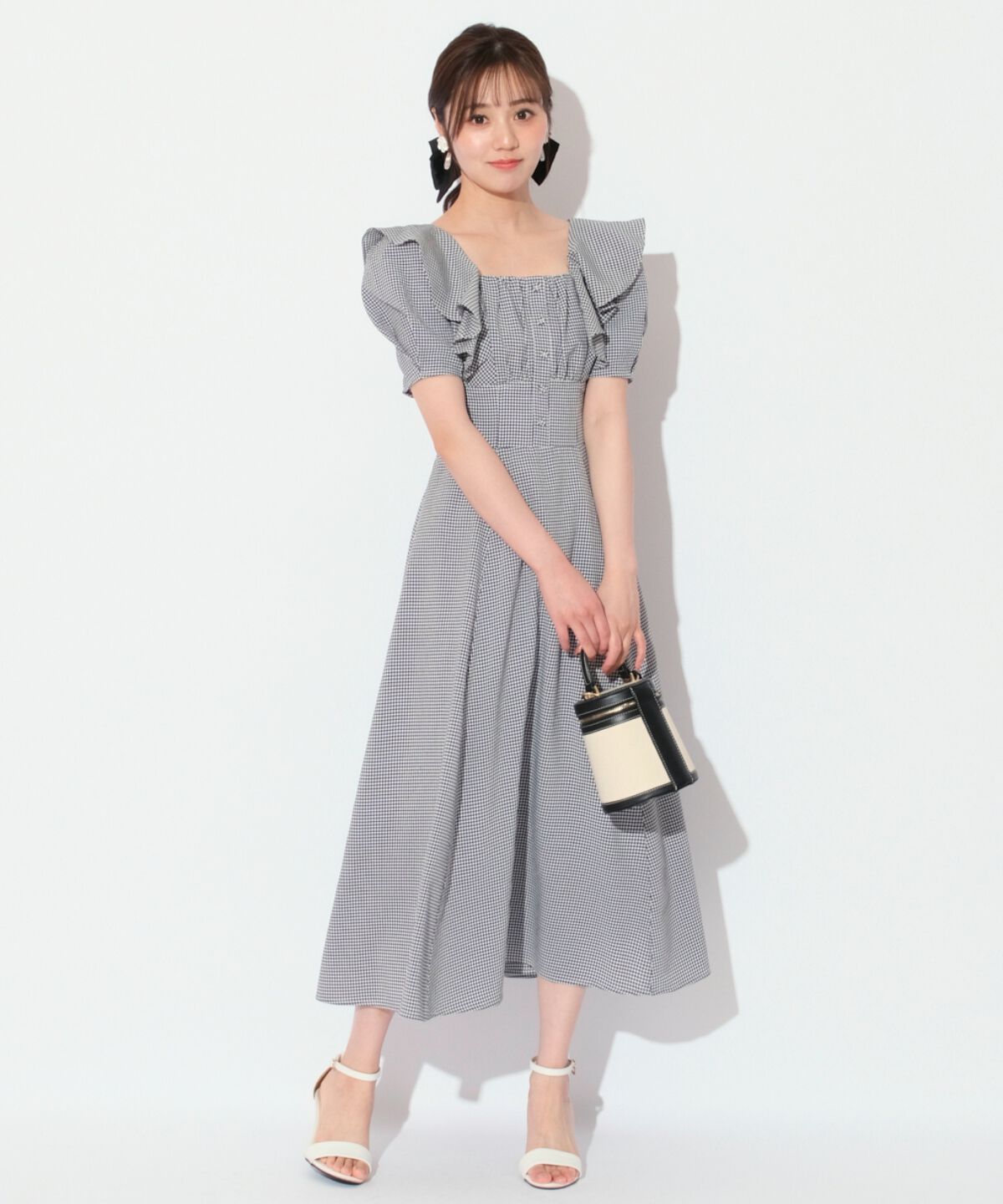 WILLSELECTION「バックリボンフリルワンピース」|ワンピース|