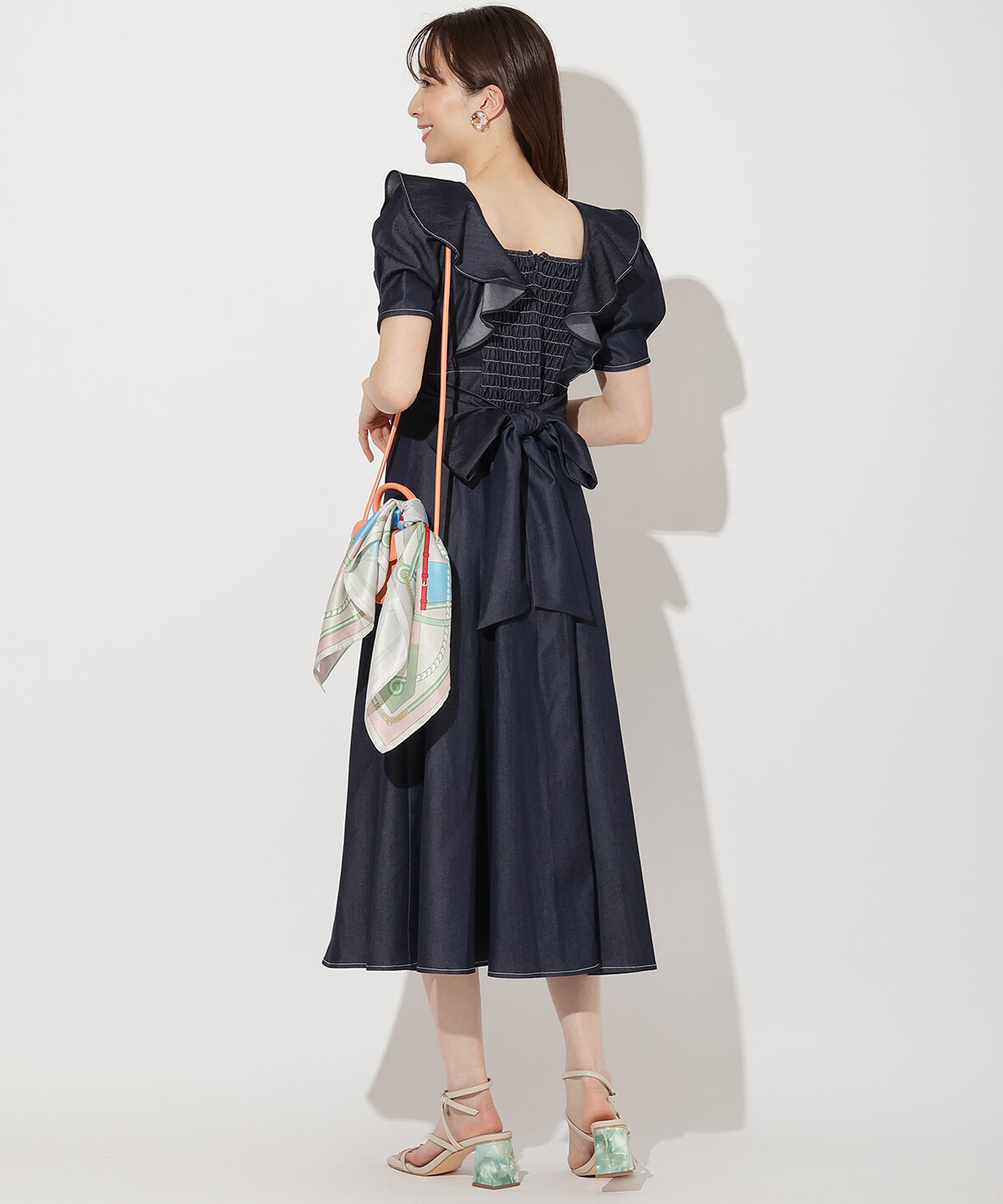 WILLSELECTION「バックリボンフリルワンピース」|ワンピース|