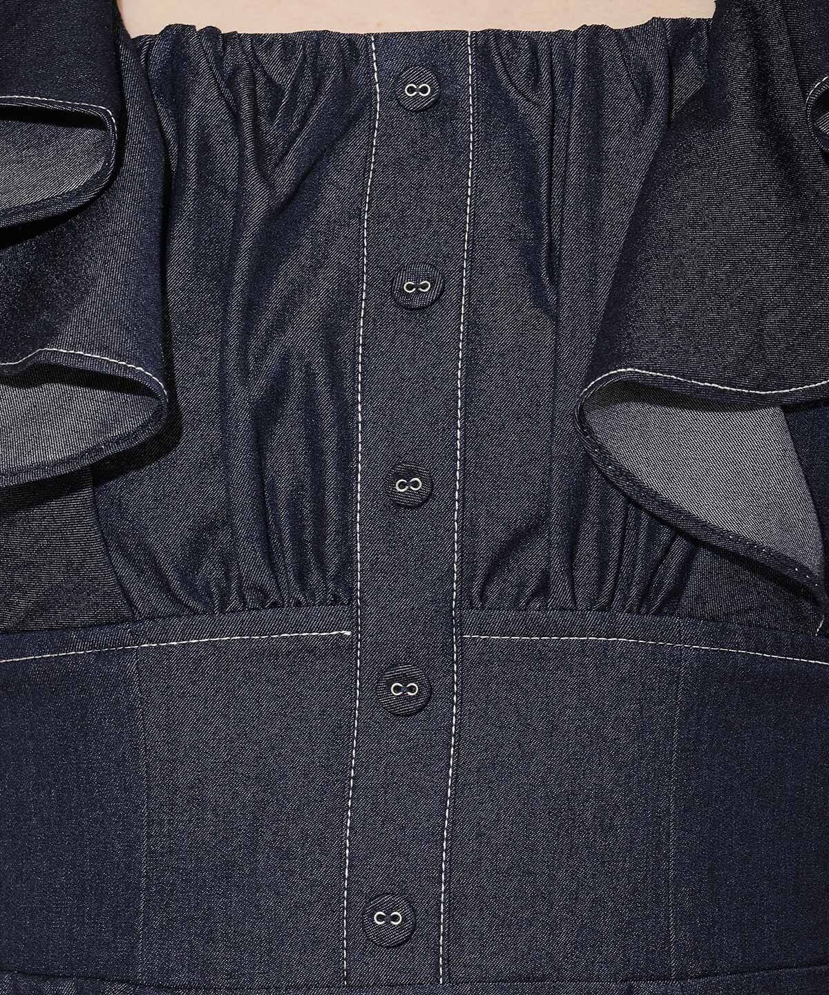 WILLSELECTION「バックリボンフリルワンピース」|ワンピース|