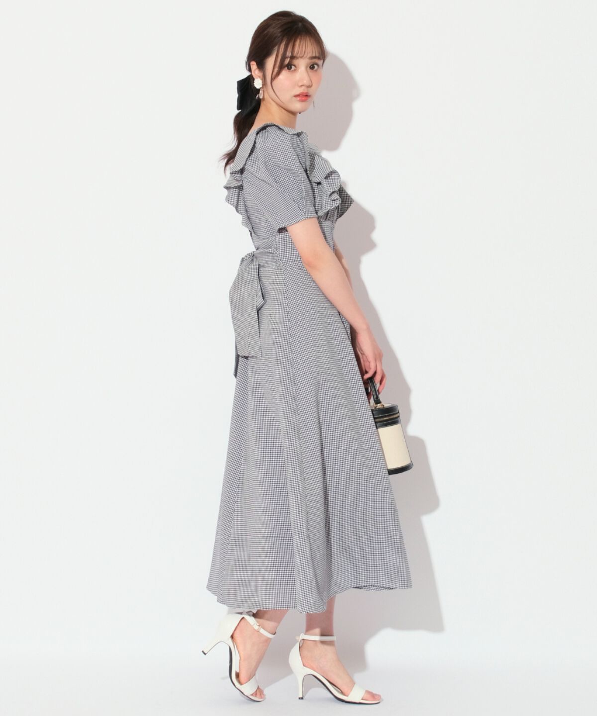 WILLSELECTION「バックリボンフリルワンピース」|ワンピース|