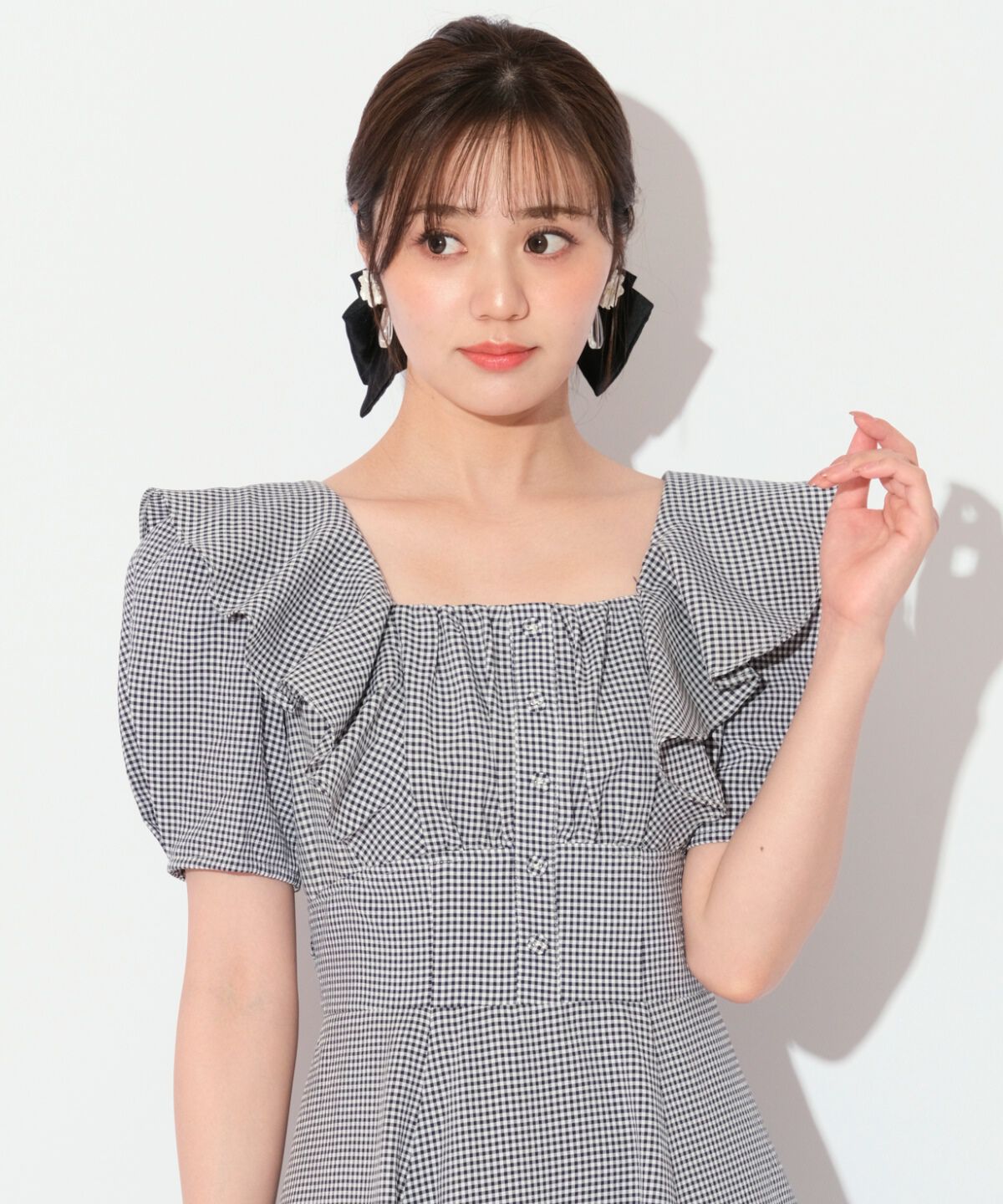 WILLSELECTION「バックリボンフリルワンピース」|ワンピース|