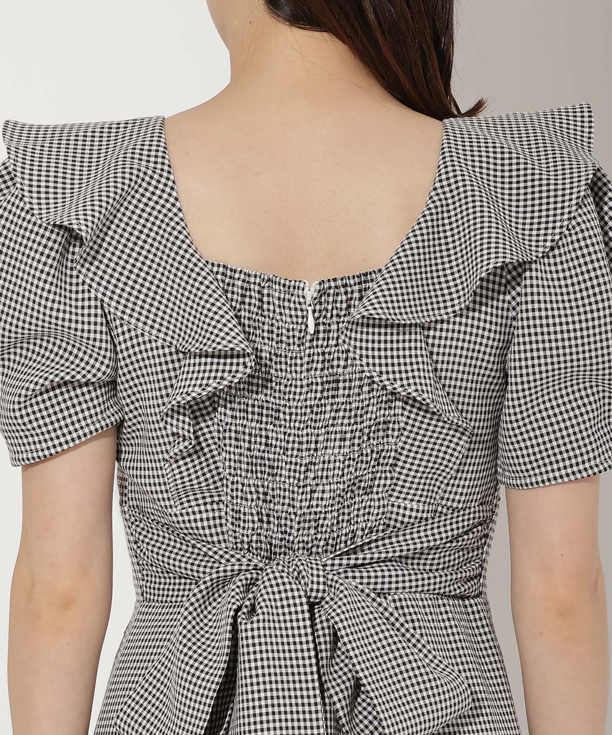 WILLSELECTION「バックリボンフリルワンピース」|ワンピース|