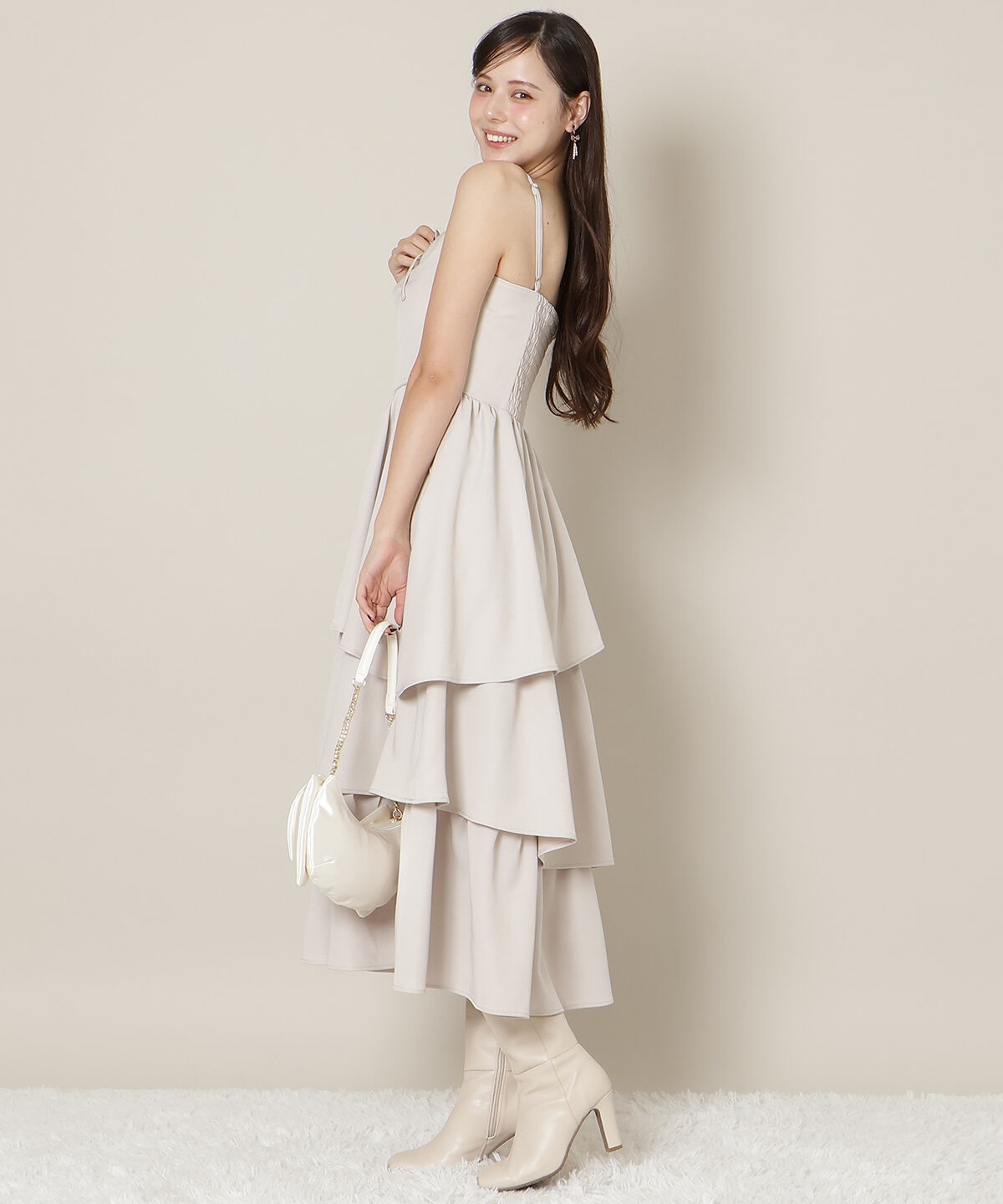 WILLSELECTION「ティアードキャミワンピース」|ワンピース|