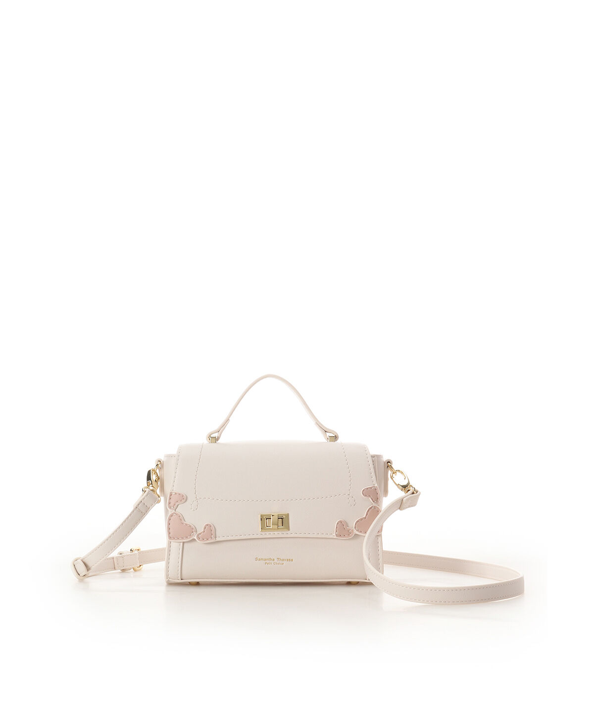 Samantha Thavasa Petit Choice「ハートコレクション ショルダーバッグ」|ショルダー・メッセンジャー|オフホワイト