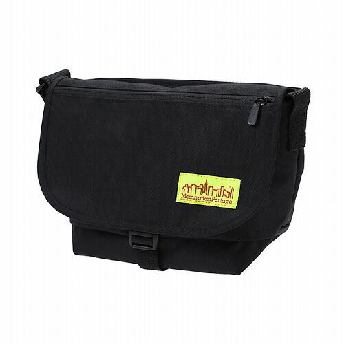 Manhattan Portage「Nylon Messenger Bag JR Flap Zipper Pocket W.P.L.」|ショルダー・メッセンジャー|BLK