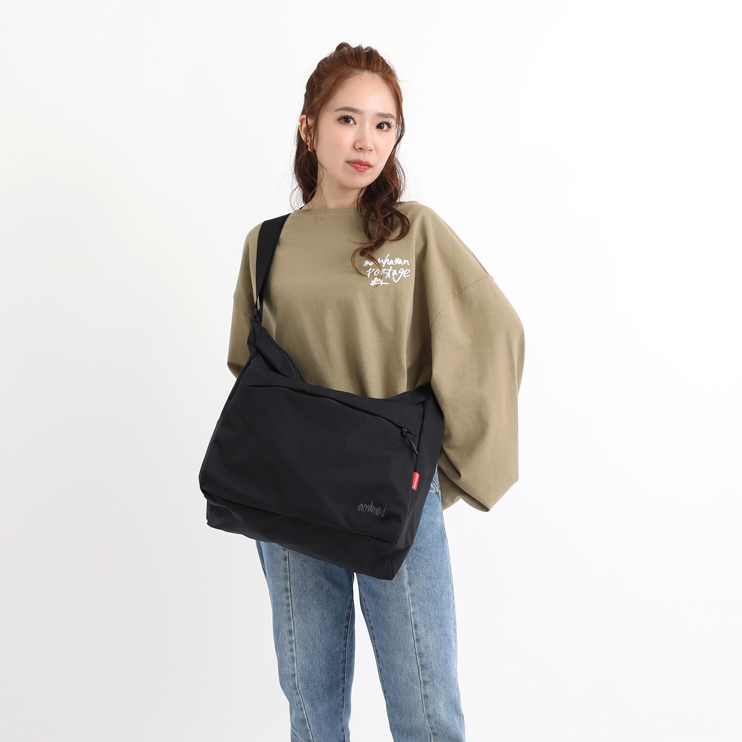 Manhattan Portage「Bed-Stuy Shoulder Bag (LG) Nylon Tussah Quil」|ショルダー・メッセンジャー|