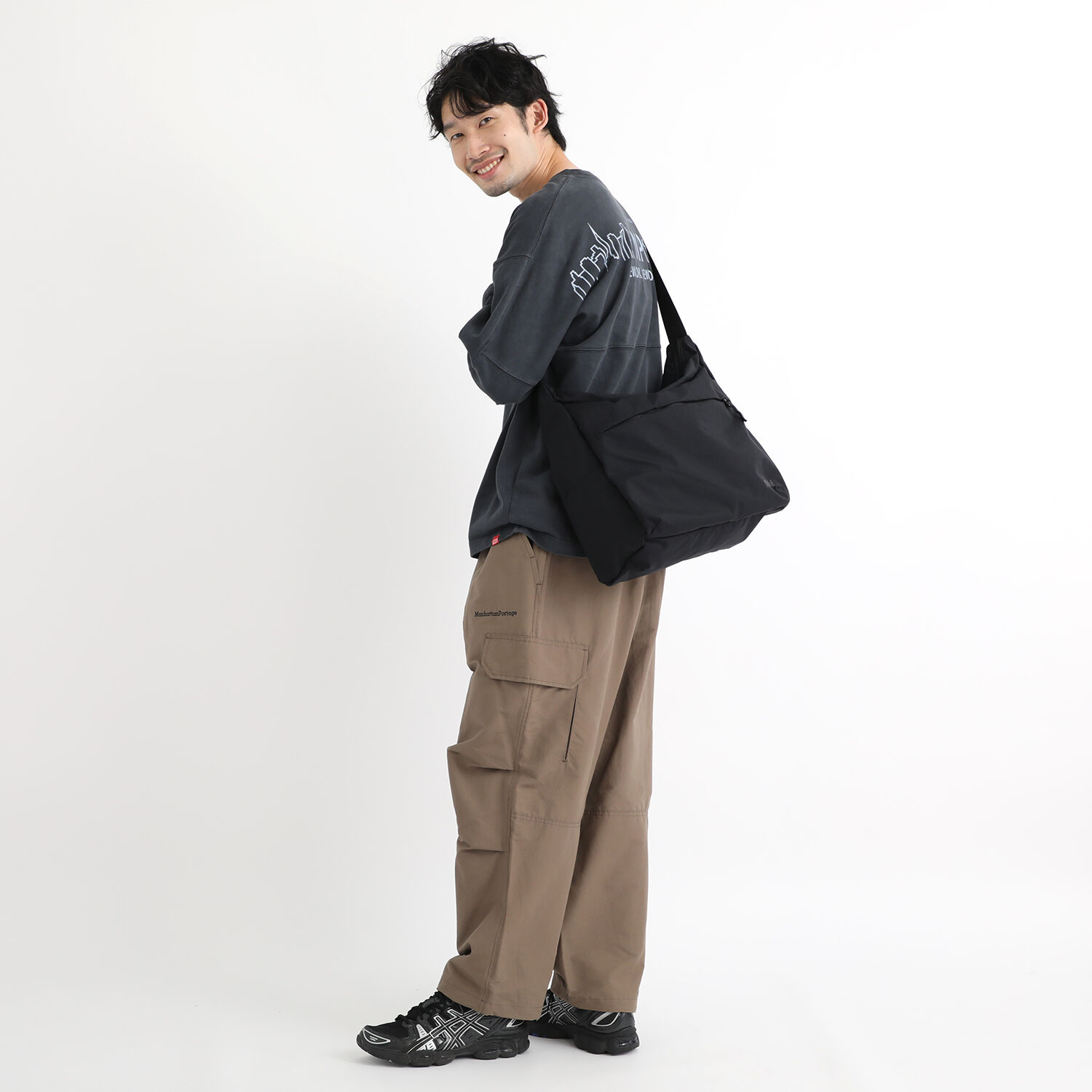 Manhattan Portage「Bed-Stuy Shoulder Bag (LG) Nylon Tussah Quil」|ショルダー・メッセンジャー|