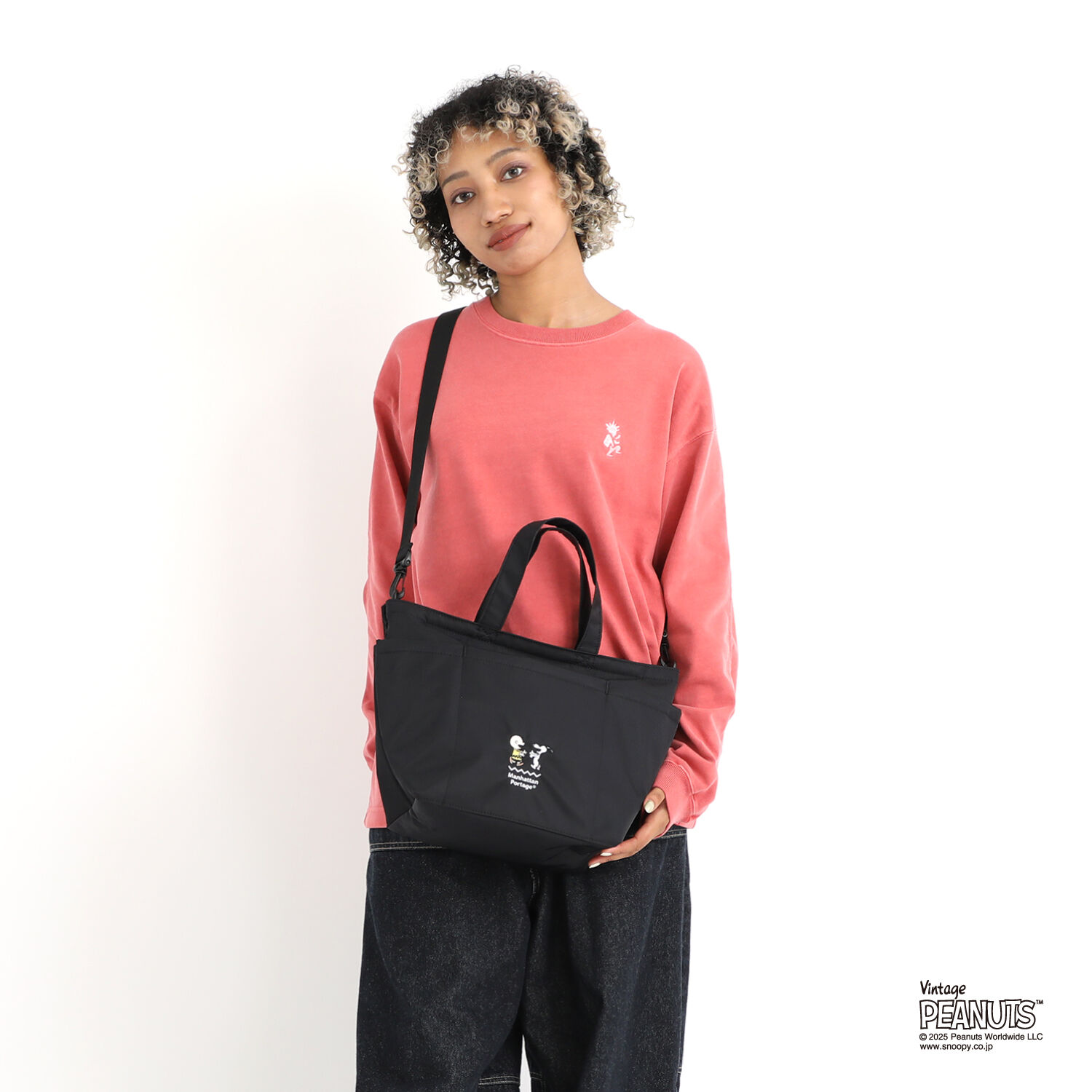 Manhattan Portage「WHITESTONE TOTE BAG FLIGHT NYLON BACKING PEANUTS 25」|ショルダー・メッセンジャー|