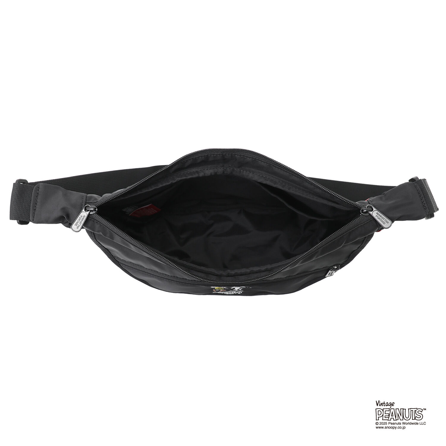 Manhattan Portage「DUET SHOULDER BAG FZP MGNT FLIGHT NYLON BACKING PEANUTS 25」|ショルダー・メッセンジャー|