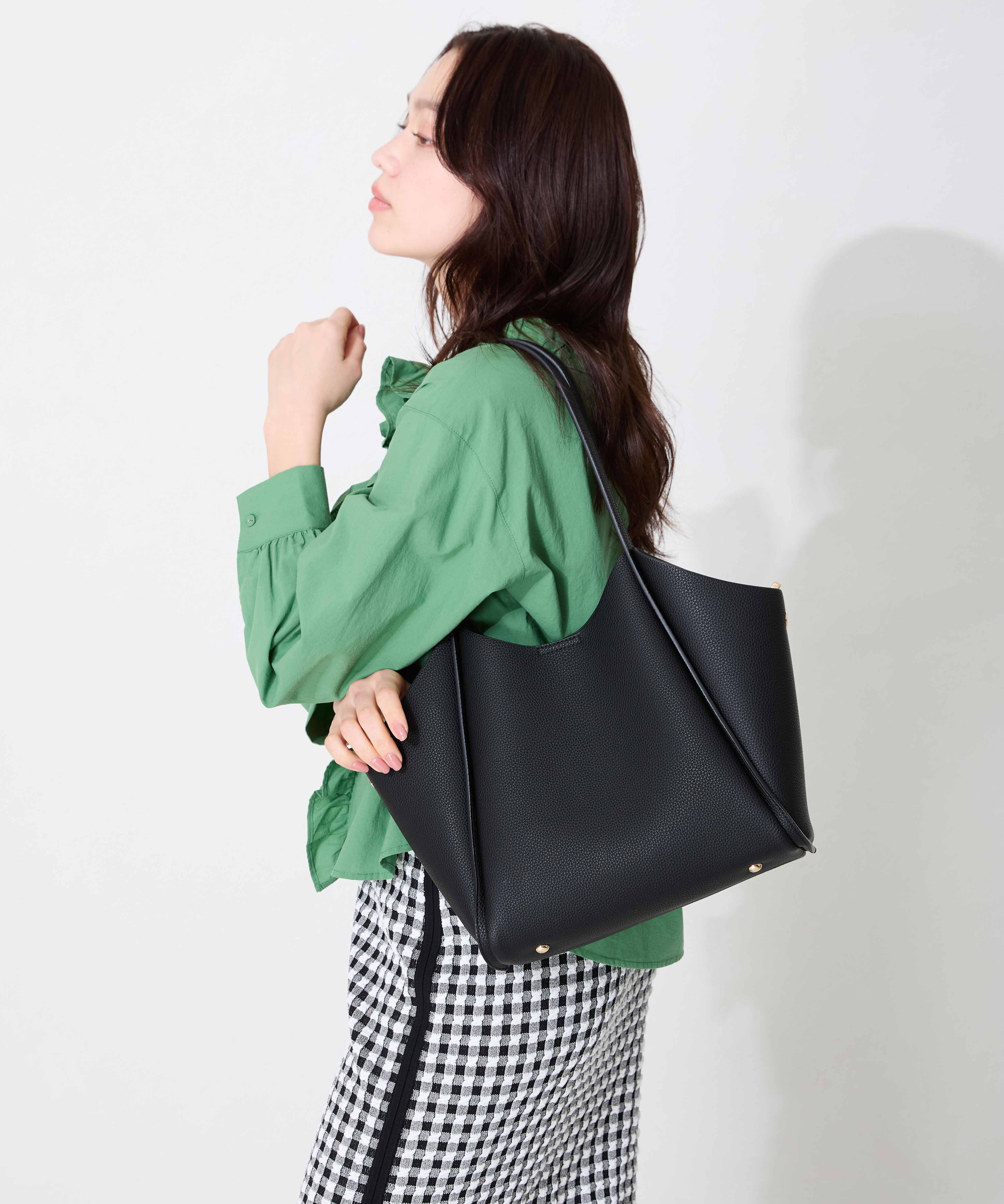 ORiental TRaffic「 インバッグ付き トートバッグ /BA-256 オフィス 大容量」|ショルダー・メッセンジャー|