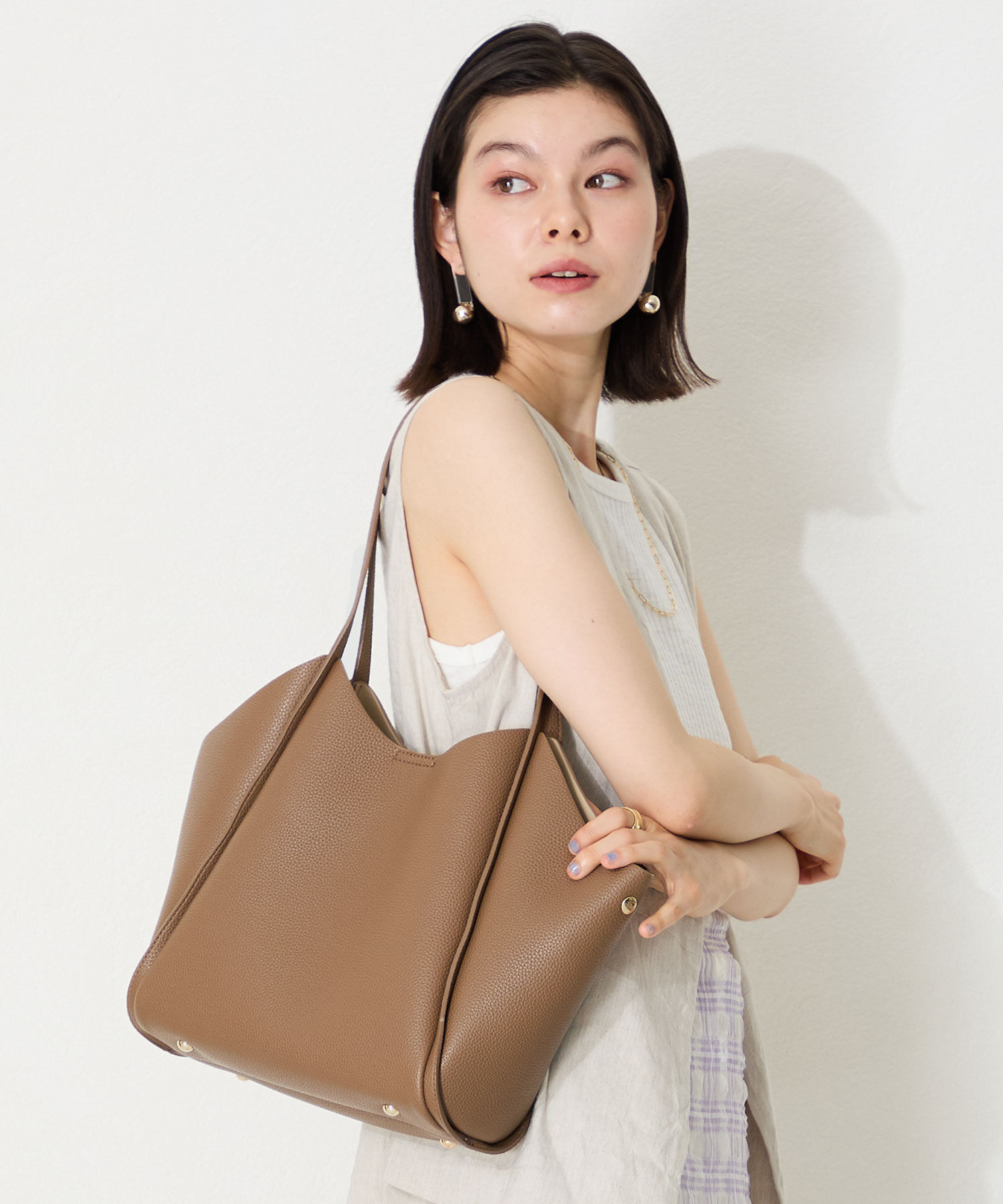 ORiental TRaffic「 インバッグ付き トートバッグ /BA-256 オフィス 大容量」|ショルダー・メッセンジャー|