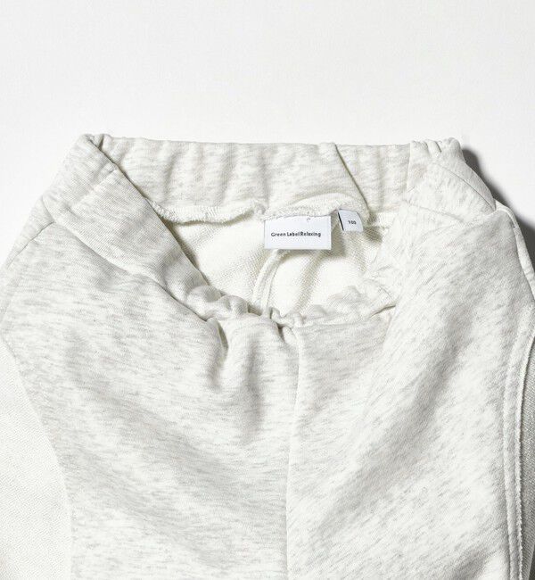 UNITED ARROWS green label relaxing「裏毛 切り替え ワイドパンツ / キッズ  100cm-160cm」|チノ|