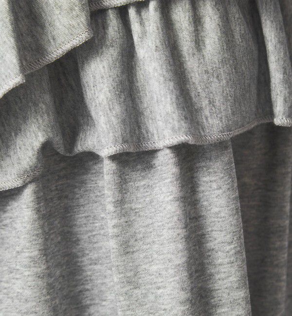 UNITED ARROWS green label relaxing「【WEB限定】＜at ease＞フロント フリル プルオーバー カットソー」|Tシャツ・カットソー|