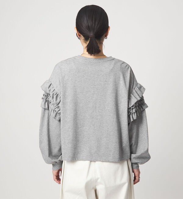 UNITED ARROWS green label relaxing「【WEB限定】＜at ease＞袖フリル プルオーバー カットソー」|Tシャツ・カットソー|