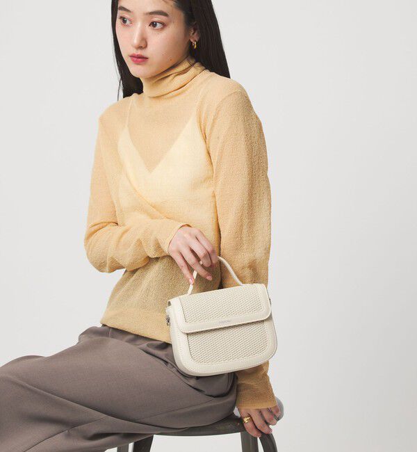 UNITED ARROWS green label relaxing「【別注】＜SINBONO＞メッシュフラップ ミニバッグ」|ショルダー・メッセンジャー|