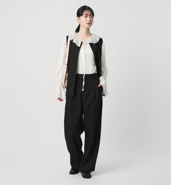 BEAUTY&YOUTH UNITED ARROWS「ツイードライク バックペプラム ベスト」|ベスト・ジレ|