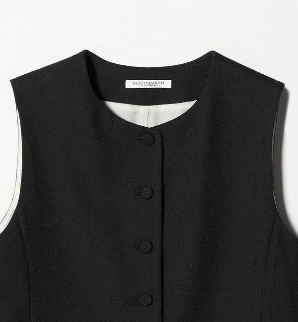 BEAUTY&YOUTH UNITED ARROWS「ツイードライク バックペプラム ベスト」|ベスト・ジレ|
