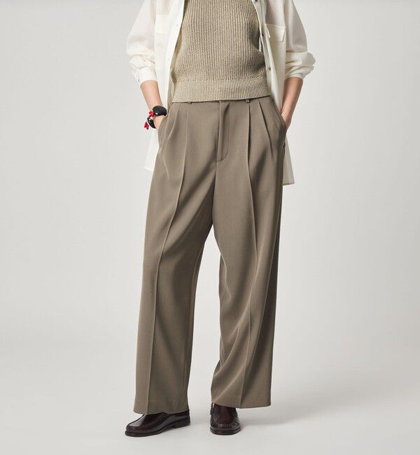 STEVEN ALAN「＜Steven Alan＞タック パンツ」|チノ|