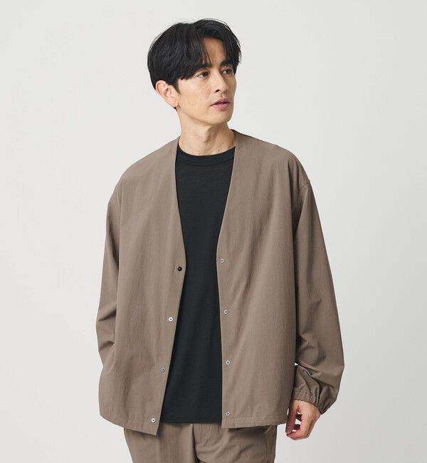 BEAUTY&YOUTH UNITED ARROWS「360&deg;MASTER スナップ アジャスト カーディガン セットアップ対応 撥水 ストレッチ ウォッシャブル」|カーディガン|BEIGE