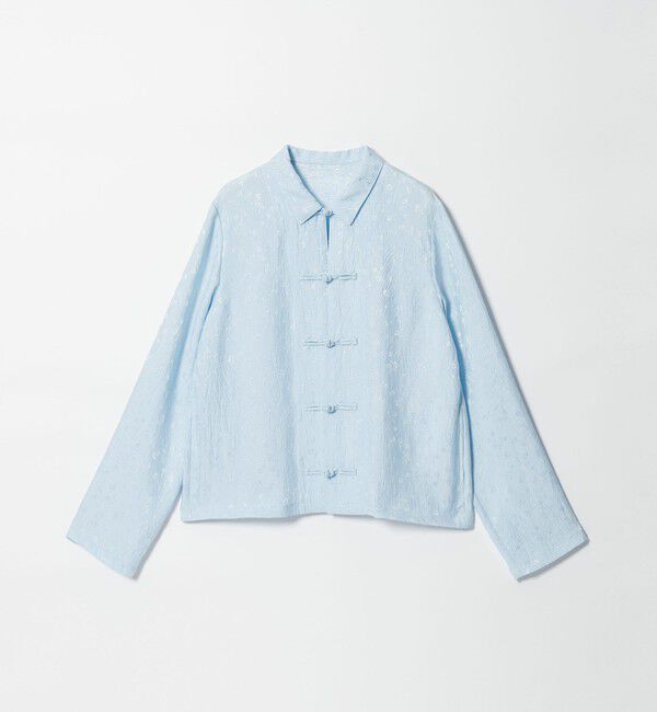 STEVEN ALAN「＜Steven Alan＞フラワー ジャガード チャイナモチーフボタン シャツ」|シャツ・ブラウス|