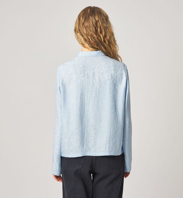 STEVEN ALAN「＜Steven Alan＞フラワー ジャガード チャイナモチーフボタン シャツ」|シャツ・ブラウス|