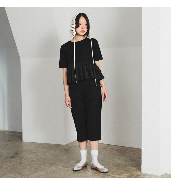 Ray BEAMS 「ティアード キリカエ クルーネック Tシャツ」|Tシャツ・カットソー|