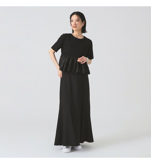 Ray BEAMS 「ティアード キリカエ クルーネック Tシャツ」|Tシャツ・カットソー|