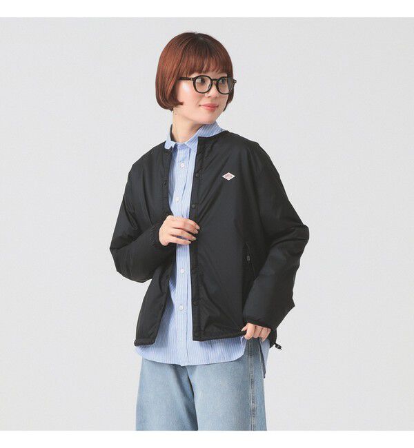 Ray BEAMS 「DANTON / インサレーションジャケット」|ブルゾン・スタジャン|BLACK