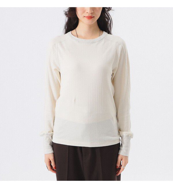 BEAMSBOY「ランダム リブ ロングスリーブ」|Tシャツ・カットソー|