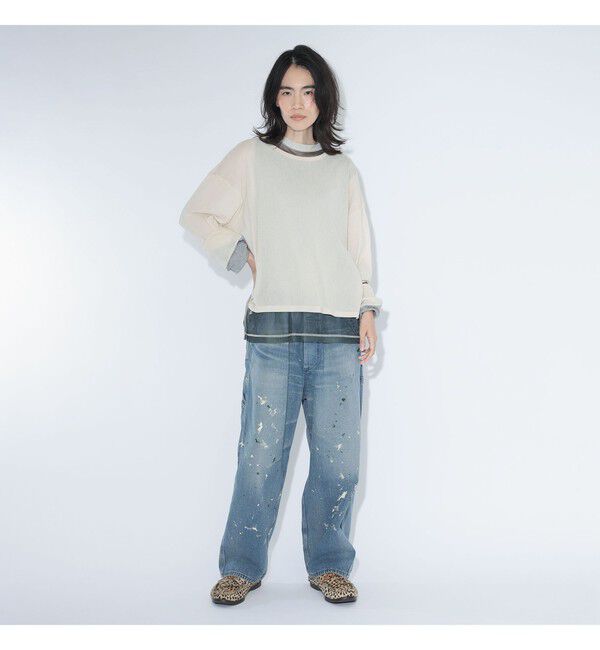 BEAMSBOY「maturely / チュール リバーシブル カフ ロングスリーブ」|Tシャツ・カットソー|