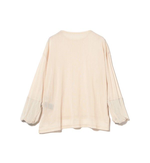 BEAMSBOY「maturely / チュール リバーシブル カフ ロングスリーブ」|Tシャツ・カットソー|
