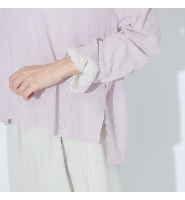 BEAMSBOY「maturely / チュール リバーシブル カフ ロングスリーブ」|Tシャツ・カットソー|