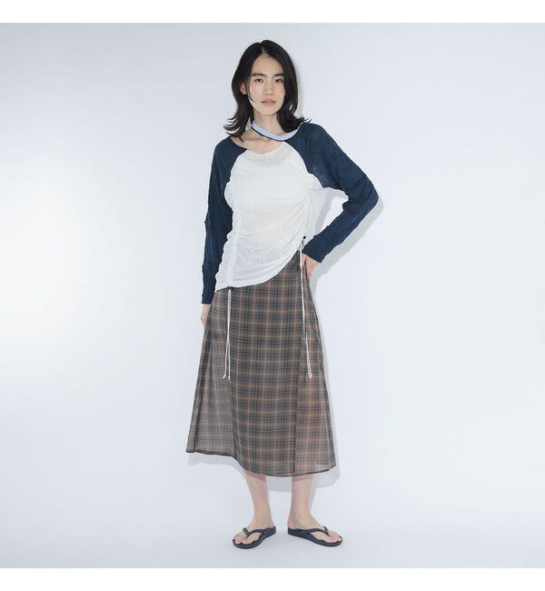 BEAMSBOY「ワッシャー ラグラン アレンジ ロングスリーブ」|Tシャツ・カットソー|