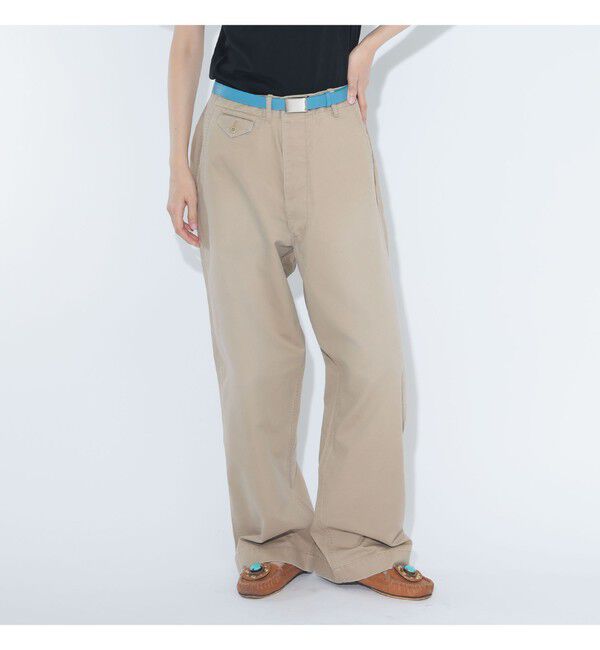 BEAMSBOY「【別注】HEAR MY NAME &times; maturely / ニュアンス チノ」|チノ|BEIGE