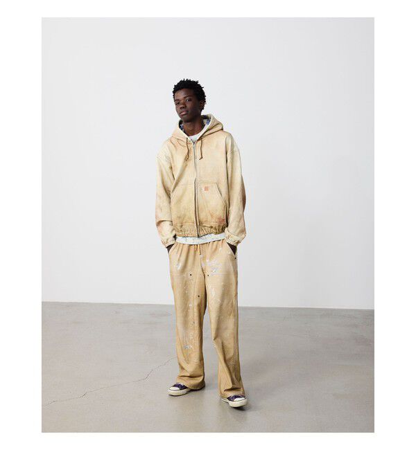 BEAMS「モック プリント フーディ」|ブルゾン・スタジャン|