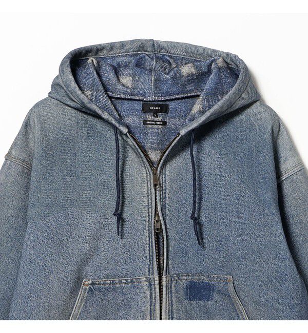 BEAMS「モック プリント フーディ」|ブルゾン・スタジャン|