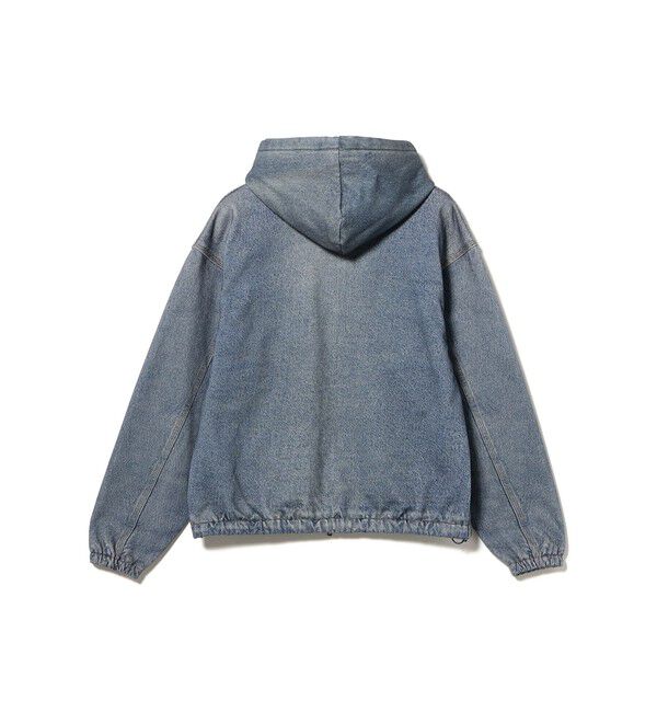 BEAMS「モック プリント フーディ」|ブルゾン・スタジャン|