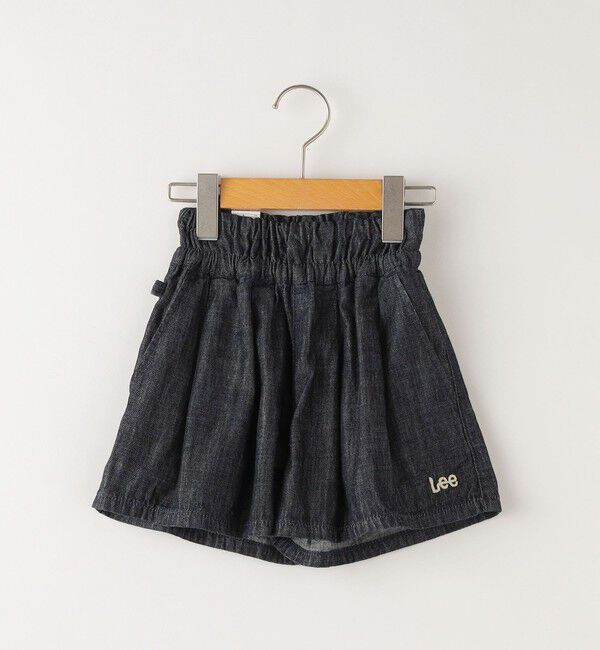 SHIPS KIDS「Lee:100～140cm / コットン デニム キュロット」|キュロット|ダークブルー