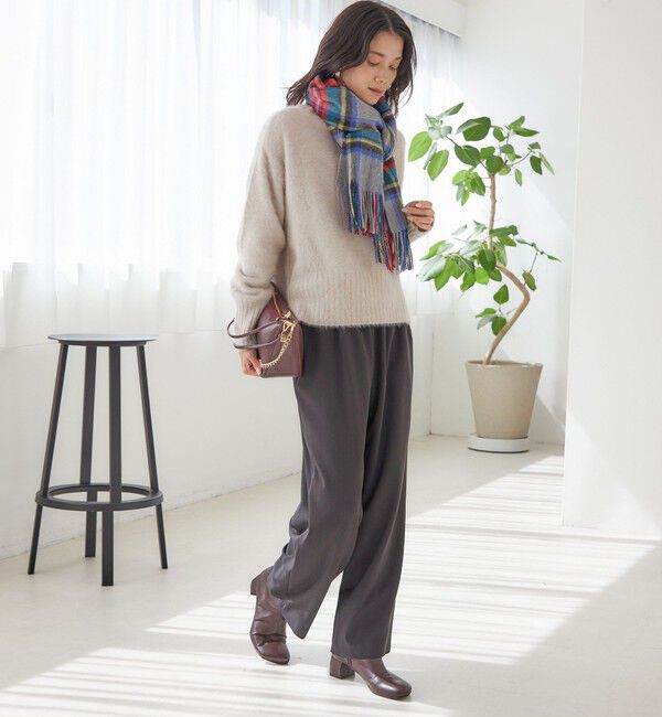 SHIPS for women「チェック カシミヤ ストール」|ストール|