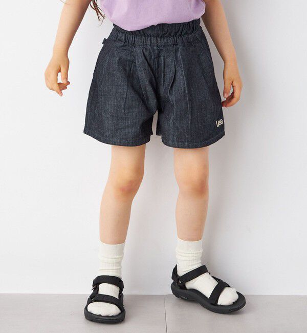 SHIPS any「Lee:ライト デニム キュロット <KIDS>◇」|キュロット|ネイビー