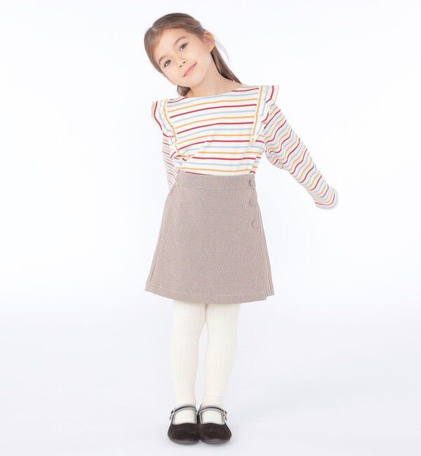 SHIPS KIDS「SHIPS KIDS:100～130cm / ラップ キュロット」|キュロット|