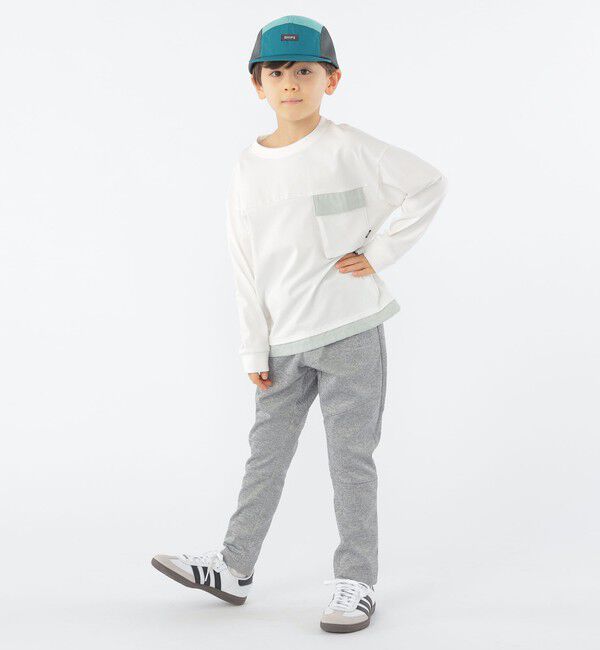 SHIPS KIDS「SHIPS KIDS:100～130cm / クールタッチ 長袖 TEE」|Tシャツ・カットソー|