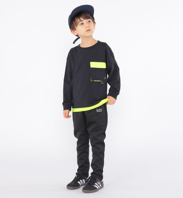 SHIPS KIDS「SHIPS KIDS:100～130cm / クールタッチ 長袖 TEE」|Tシャツ・カットソー|