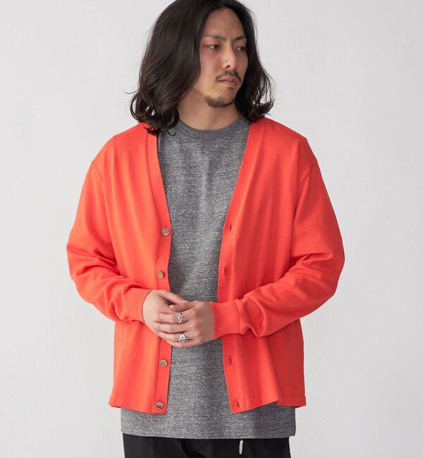 SHIPS「SHIPS: 〈手洗い可能〉14ゲージ TEXBRID(R) リネン カーディガン」|カーディガン|