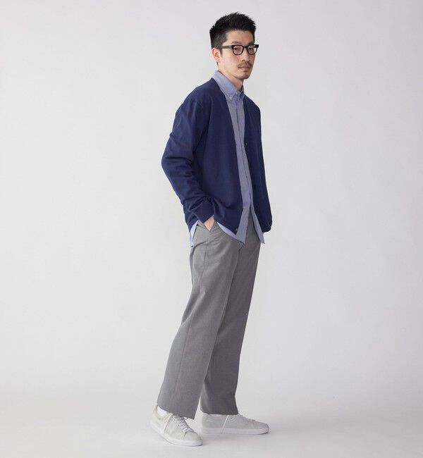 SHIPS「SHIPS: 〈手洗い可能〉14ゲージ TEXBRID(R) リネン カーディガン」|カーディガン|