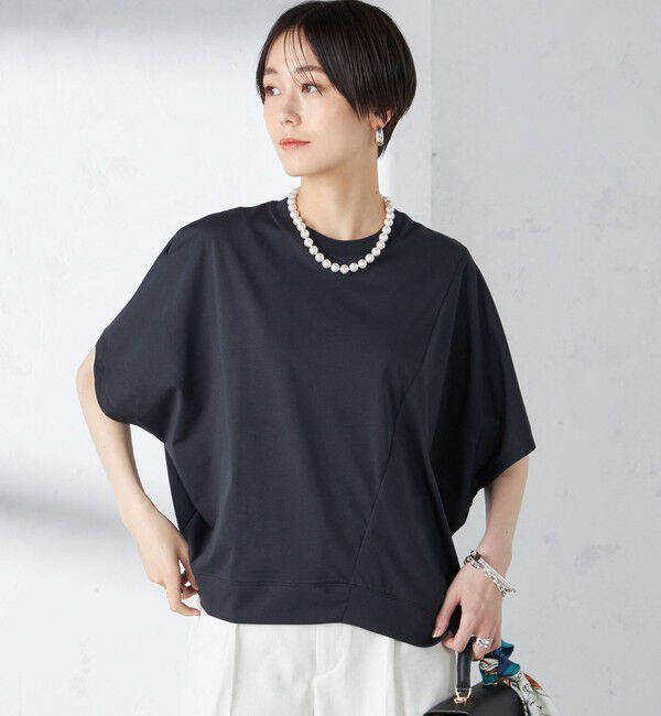 SHIPS for women「assiette:〈手洗い可能〉プレミアム 天竺 ワイド」|Tシャツ・カットソー|