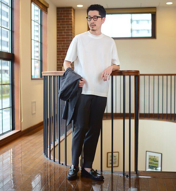 SHIPS「SHIPS: カノコ コンフォート ネック Tシャツ」|Tシャツ・カットソー|