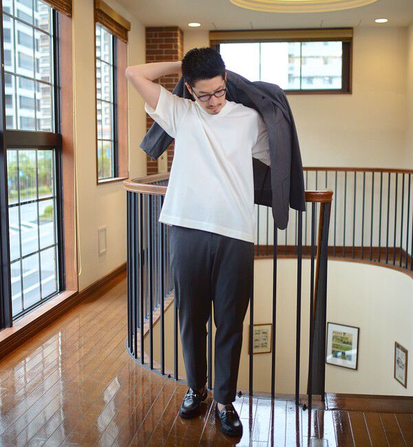 SHIPS「SHIPS: カノコ コンフォート ネック Tシャツ」|Tシャツ・カットソー|