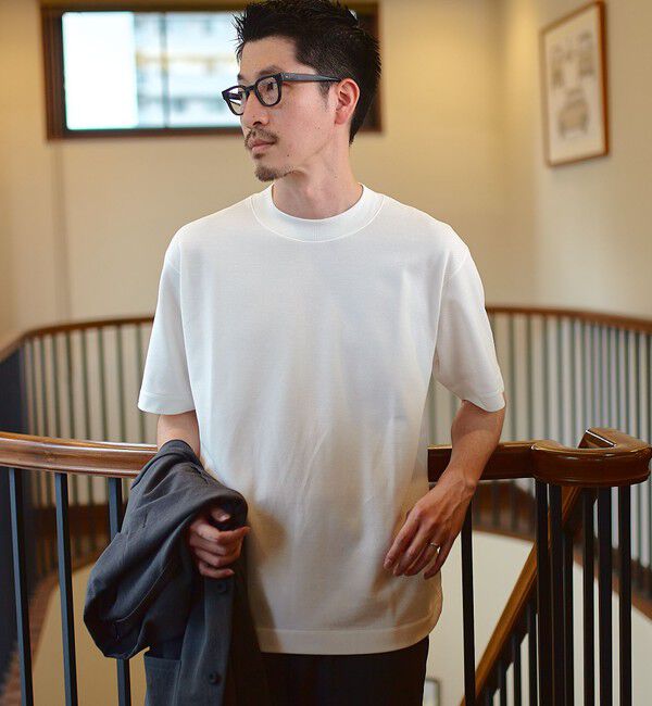 SHIPS「SHIPS: カノコ コンフォート ネック Tシャツ」|Tシャツ・カットソー|