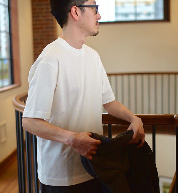 SHIPS「SHIPS: カノコ コンフォート ネック Tシャツ」|Tシャツ・カットソー|